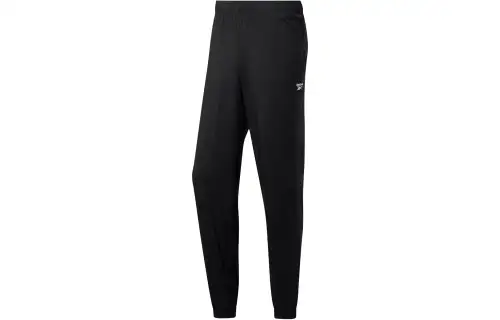 Reebok TRAINING ESSENTIALS WOVEN C LINED Knitted Sweatpants Men's Black