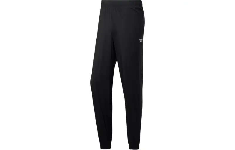 Reebok TRAINING ESSENTIALS WOVEN C LINED Knitted Sweatpants Men's Black
