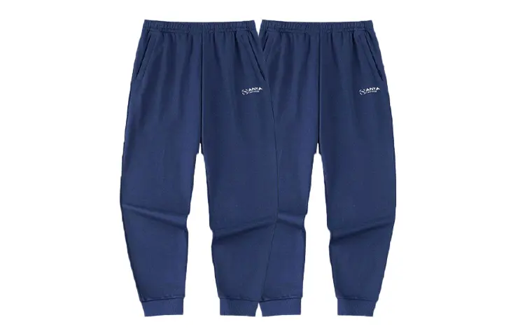 Anta Knitted Sweatpants Men's 2 Pack Blue