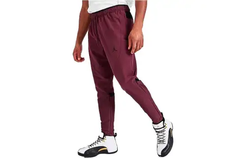 Jordan Knitted Sweatpants Men's Fuchsia Moderate Tapered Pants