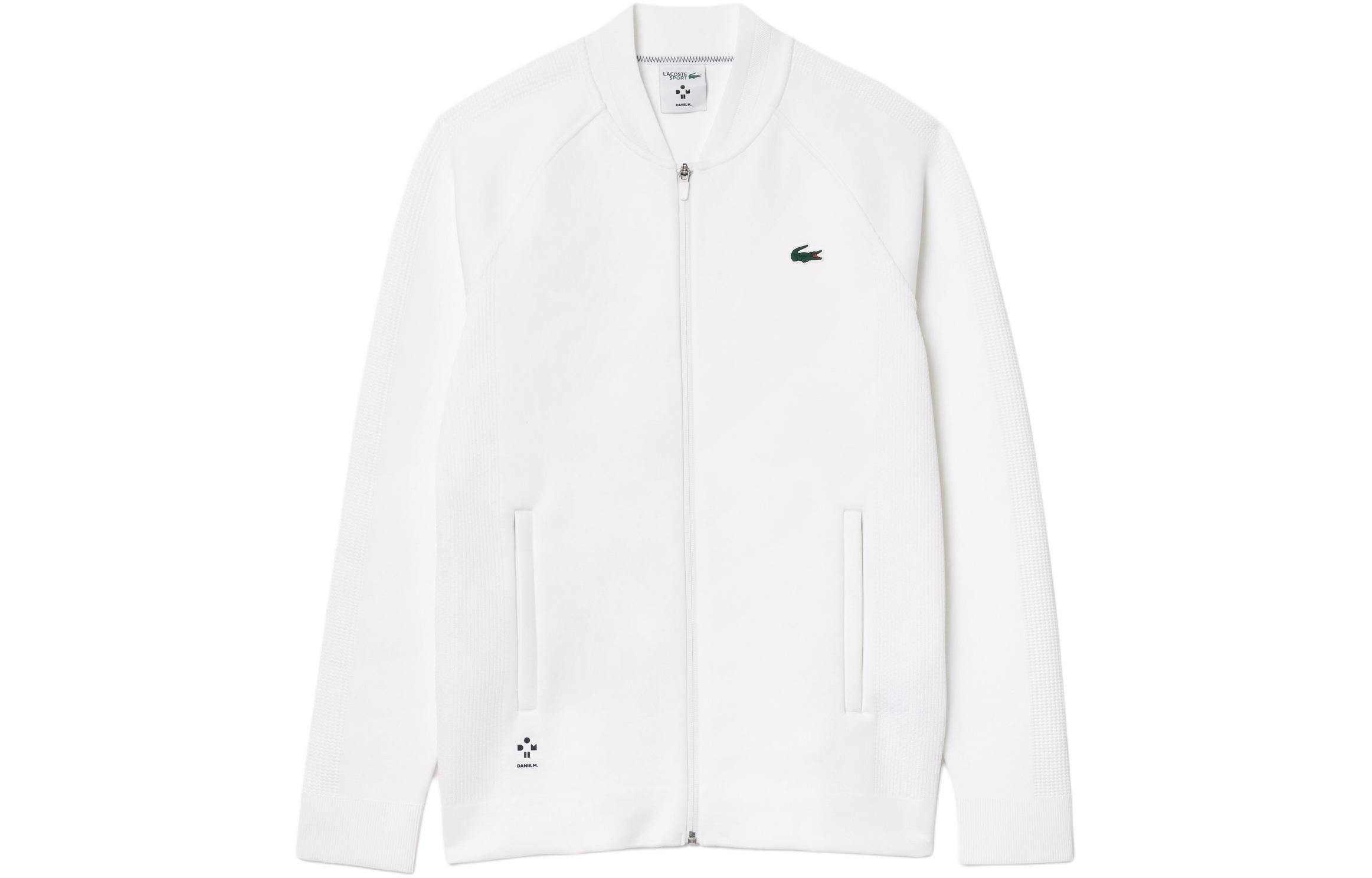 LACOSTE · Jackets Men's White Baseball Collar Moderate Other