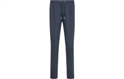 DIOR Quarterly New Products Casual Pants Men's Blue Moderate Straight Fit Pants