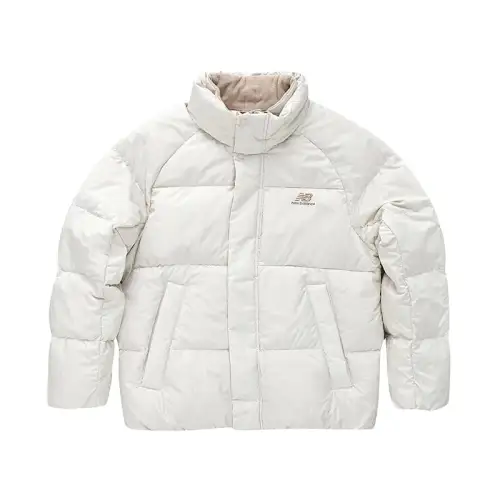 New Balance Sports Life Collection Down Jacket Unisex Cream