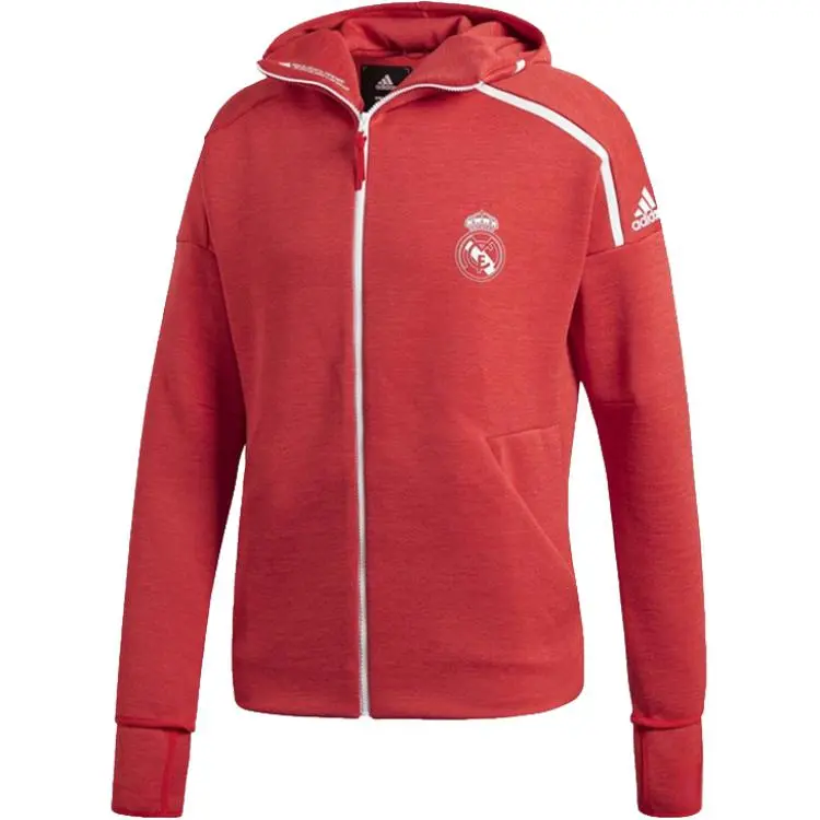 Adidas Real Madrid Football REAL ZNE Jackets & Coats Men's Red