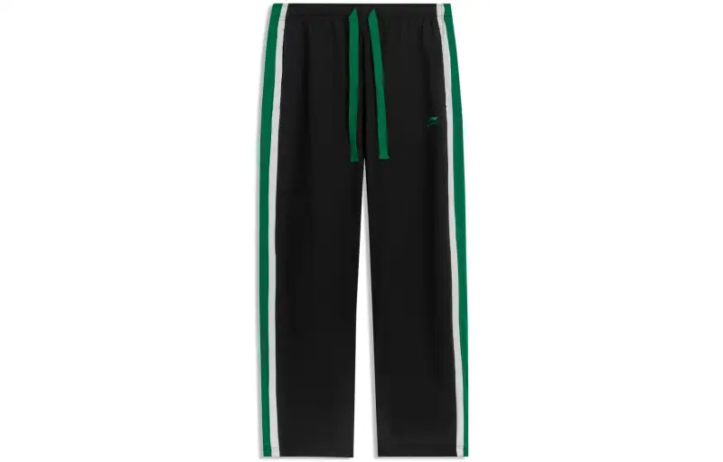 Li Ning Sports Lifestyle Collection Sports Fashion Collection Knitted Sweatpants Men's Black