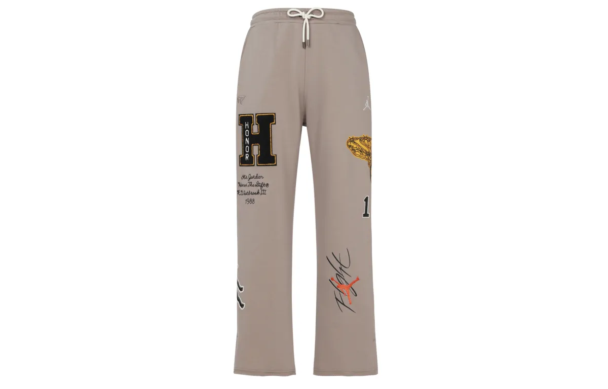 Jordan Knitted Sweatpants Asia Version Men's Gray