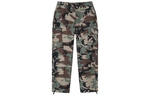 Stussy Casual Pants Men's Green Moderate Straight Fit Pants
