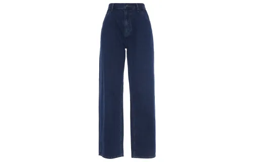UNIQLO Jeans Unisex Sea Blue Moderate Straight Fit Pants