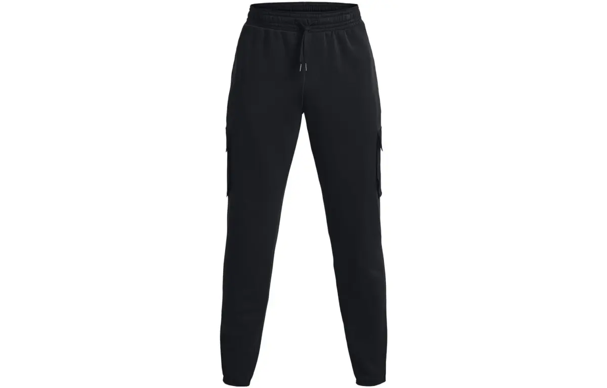 Under Armour Knitted Sweatpants Men's Black Moderate Cuffed Pants