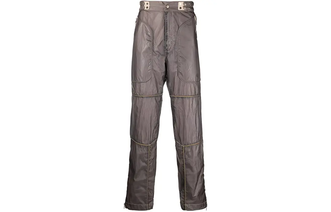 DIESEL Casual Pants Men's Gray Moderate Cargo Pants