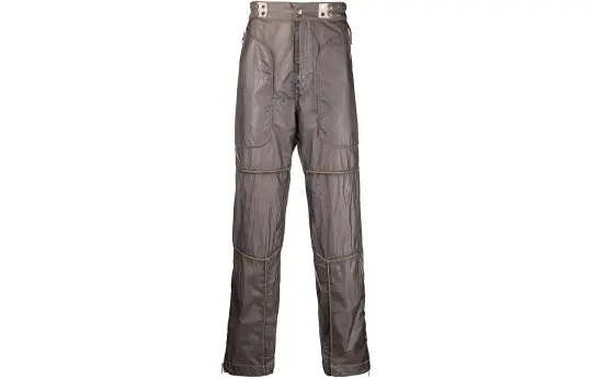 DIESEL Casual Pants Men's Gray Moderate Cargo Pants