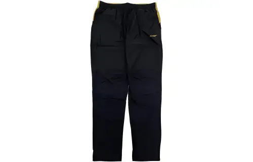 Li Ning Knitted Sweatpants Men's Black Moderate Straight Fit Pants