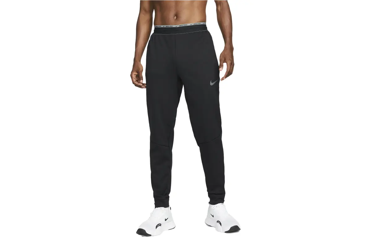 Nike Therma Fit Fitness Pants Knitted Sweatpants Men's Black