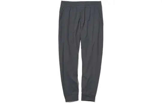UNIQLO Knitted Sweatpants Unisex Stone Gray