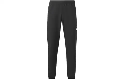 Reebok Knitted Sweatpants Unisex Black Moderate Cuffed Pants