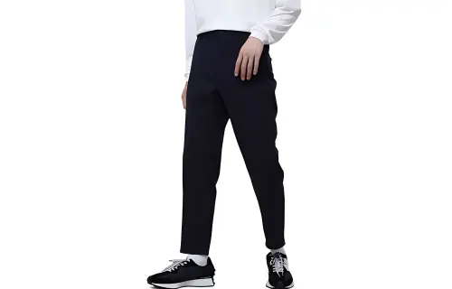 New Balance Casual Pants Men's Navy Blue Moderate Straight Fit Pants