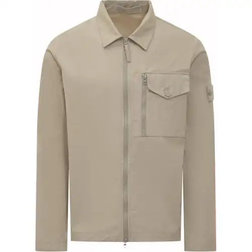 STONE ISLAND Compass Patch Zipped Jacket