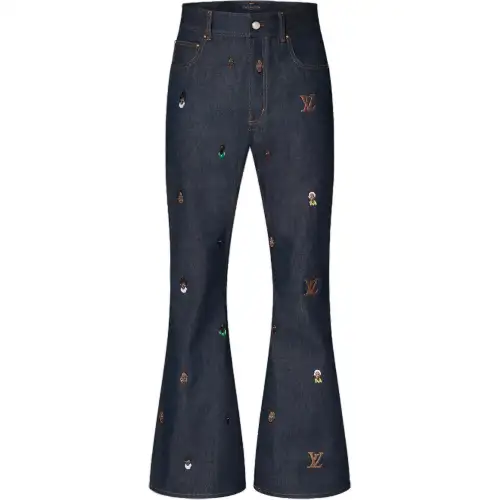 LOUIS VUITTON SS24 Jeans Men's Blue