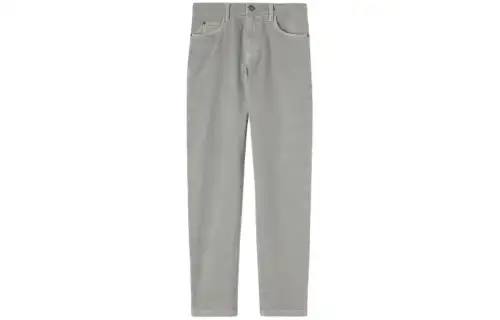 Loro Piana Jeans Men's Gray Moderate Straight Fit Pants