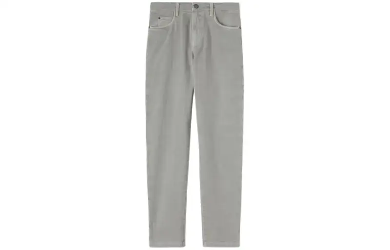 Loro Piana Jeans Men's Gray Moderate Straight Fit Pants