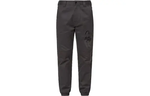 EVISU SS22 Casual Pants Men's Dark Gray