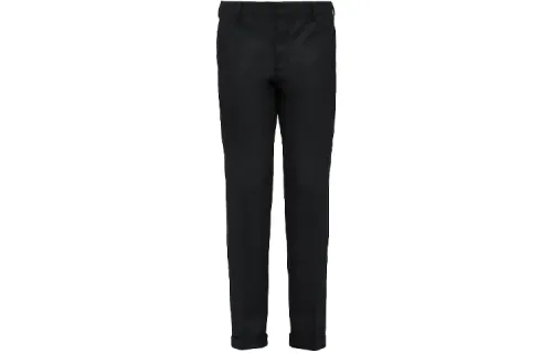 PRADA Casual Pants Men's Black Moderate Straight Fit Pants