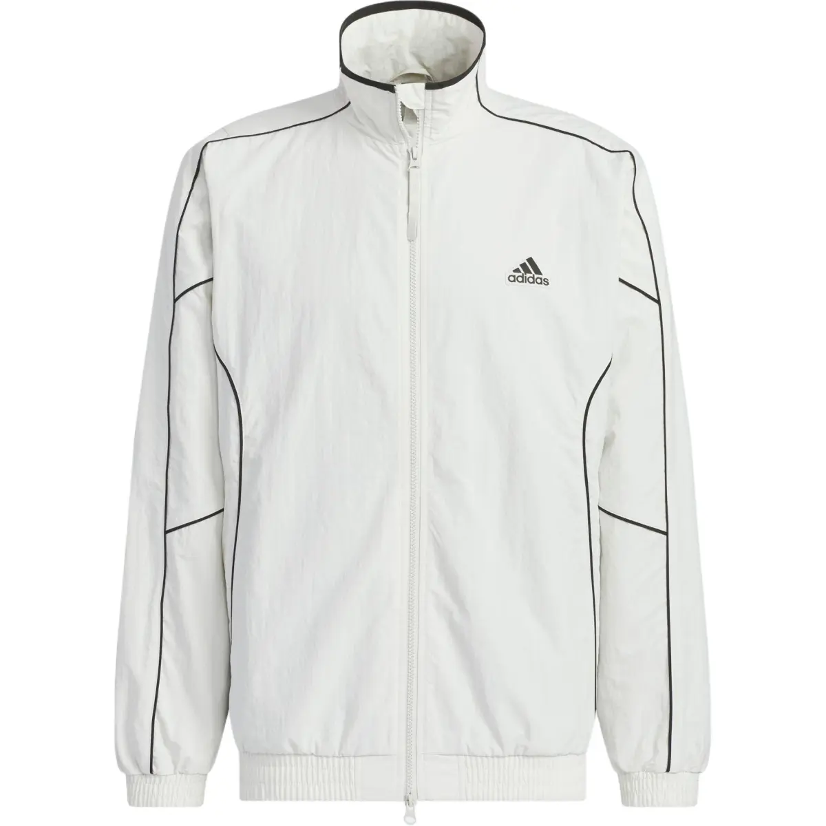 Adidas WORDING WRINKLED LINED TRACK TOP Jacket Unisex Track Gray