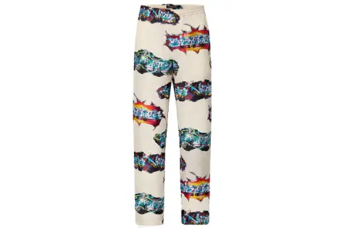 LOUIS VUITTON Casual Pants Men's Beige