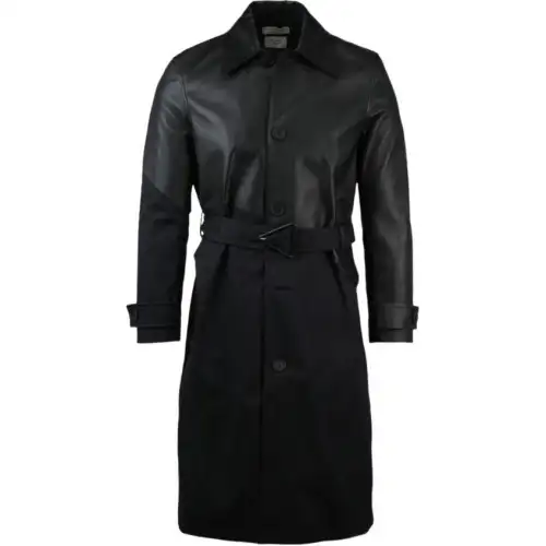 Bottega Veneta SS24 Trench Coat Men's Black