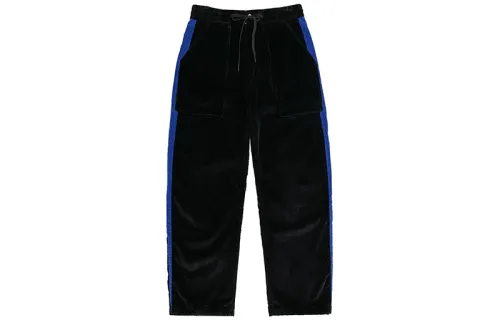 MIND ERROR Casual Pants Unisex Black Blue