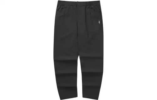 Skechers Bob's Knitted Sweatpants Men's Carbon Black Moderate Straight Fit Pants