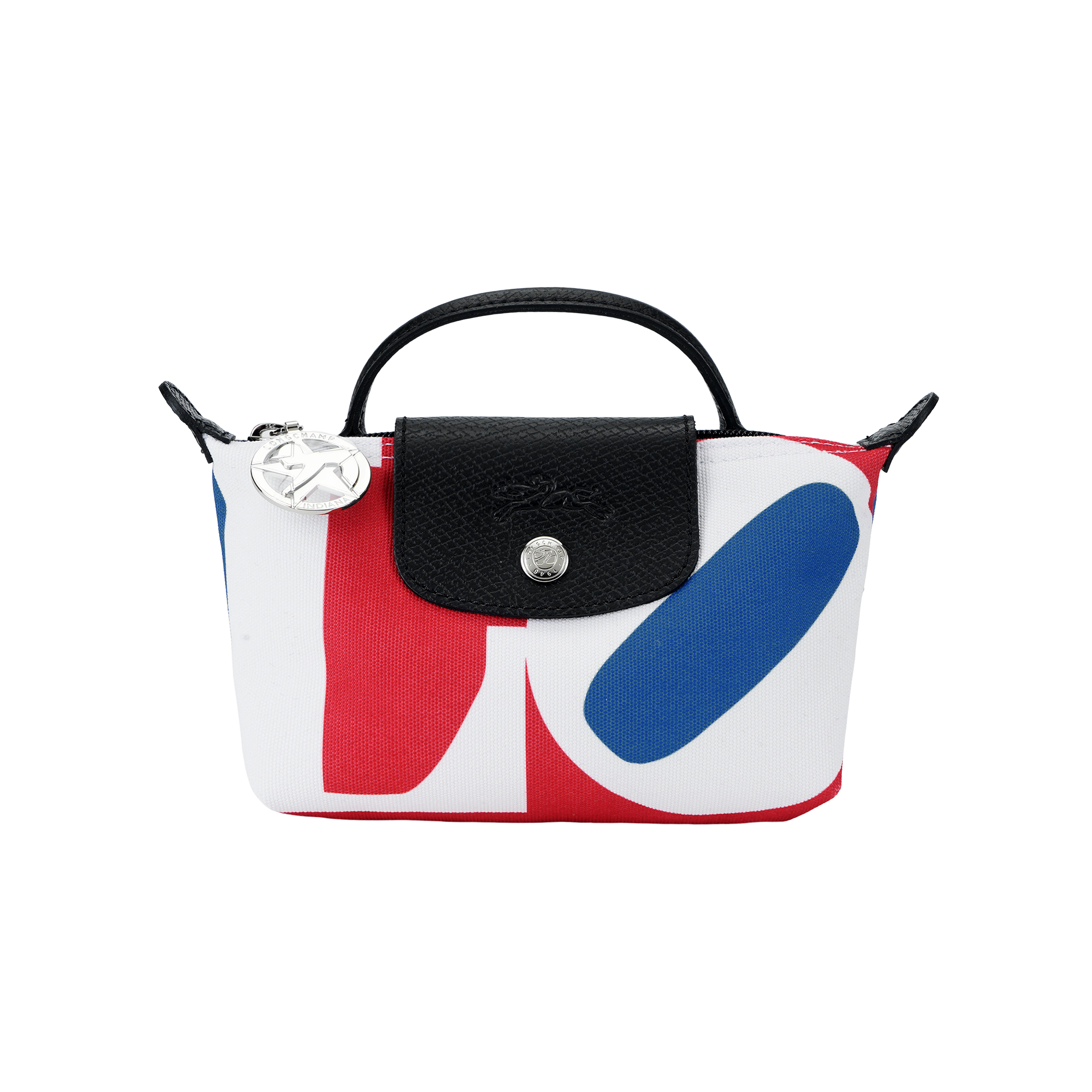 Женская сумка LONGCHAMP x Robert Indiana (белая)