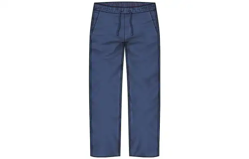 Vans Surf Eco Range Casual Pants Men's Blue Moderate Straight Fit Pants