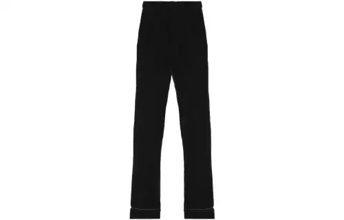 PRADA Casual Pants Men's Black Moderate Straight Fit Pants