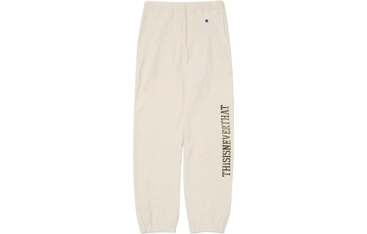 Champion X Thisisneverthat Knitted Sweatpants Unisex Ecru