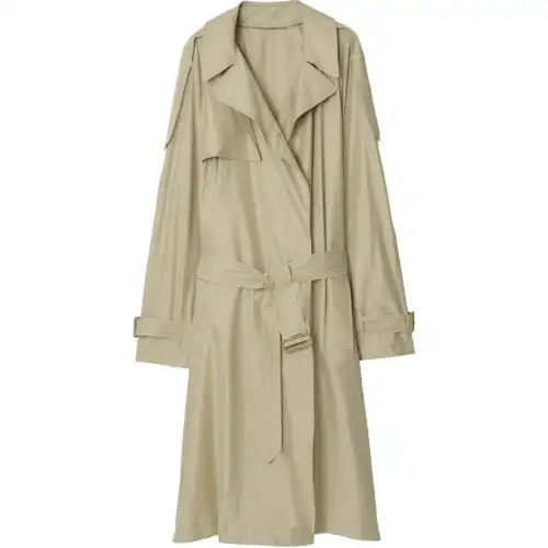 Burberry silk trench coat