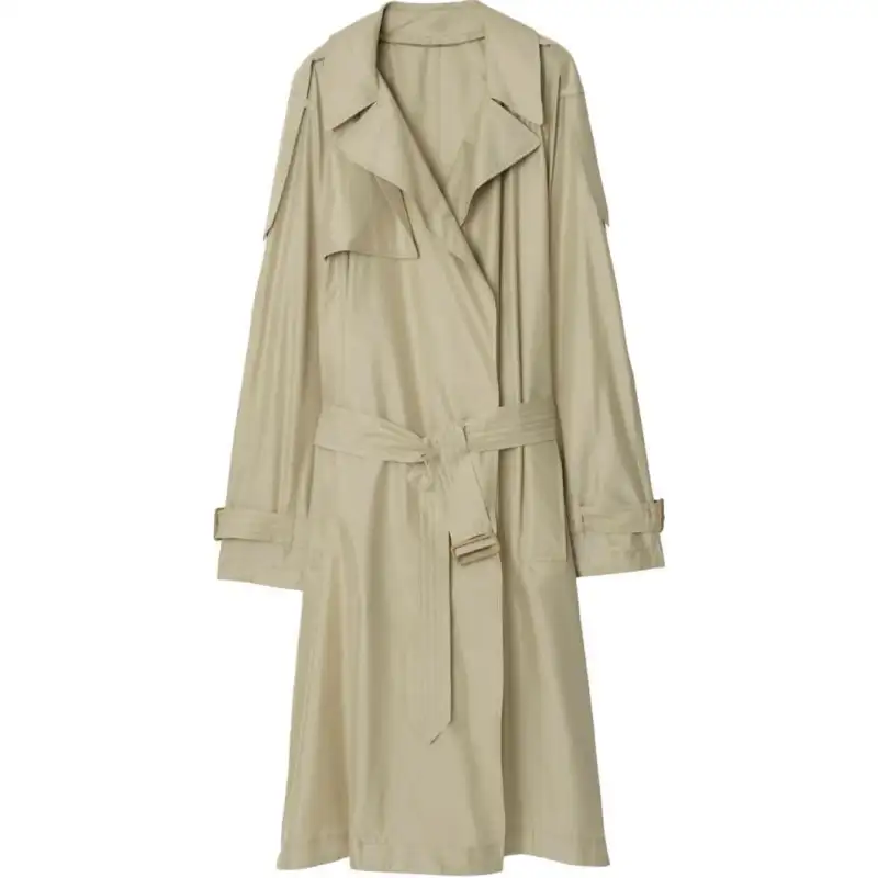 Burberry silk trench coat