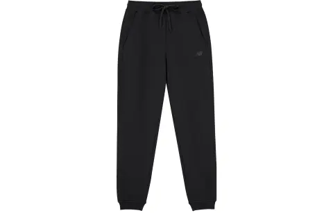 New Balance Knitted Sweatpants Men's Black Moderate Cuffed Pants