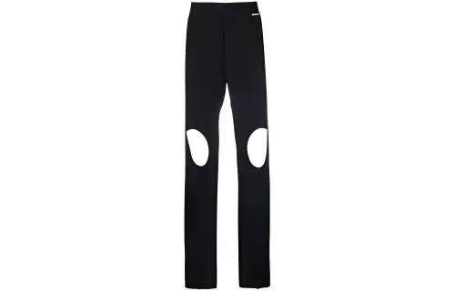 Vetements Casual Pants Men's Black Moderate Straight Fit Pants