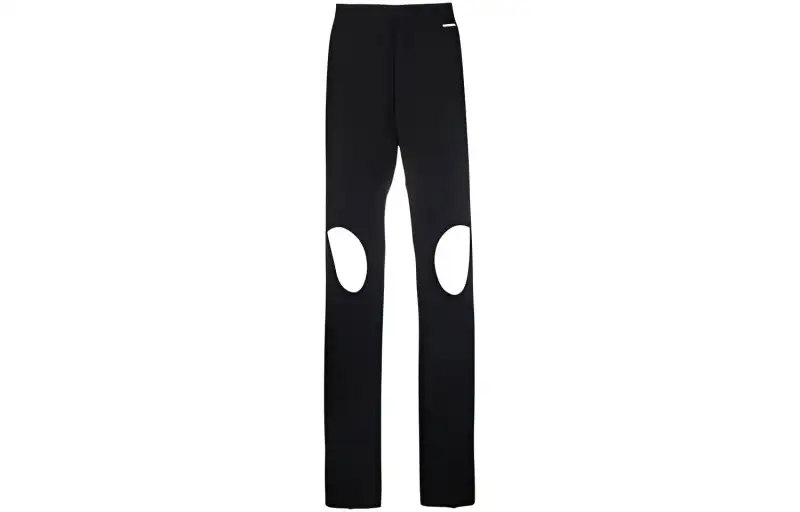 Vetements Casual Pants Men's Black Moderate Straight Fit Pants