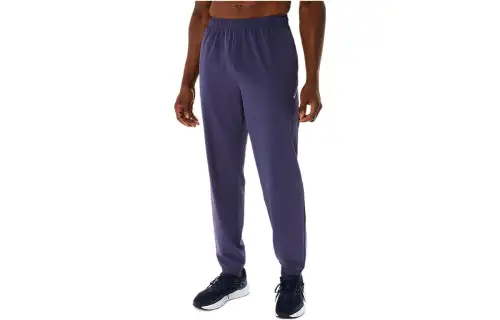 ASICS Knitted Sweatpants Men's Marine Blue Moderate Cuffed Pants