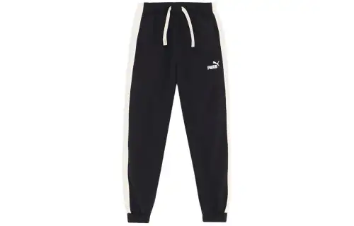 PUMA CORE HERITAGE Knitted Sweatpants Men's Black