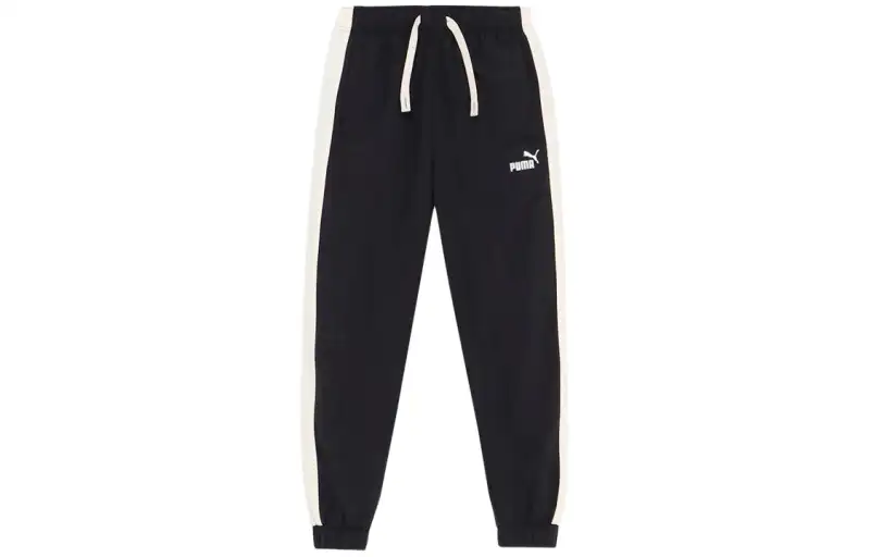 PUMA CORE HERITAGE Knitted Sweatpants Men's Black