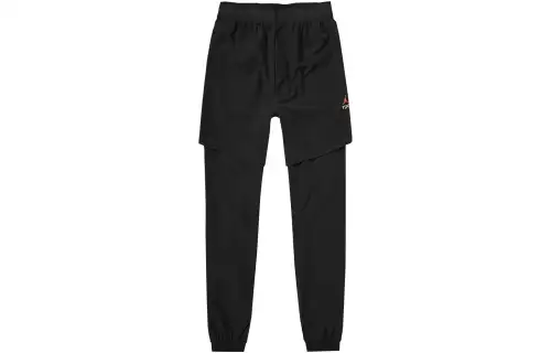 Jordan X PSNY Knitted Sweatpants Men's Black Moderate Cuffed Pants