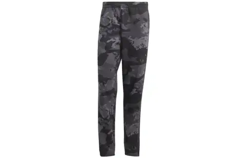Adidas Originals Knitted Sweatpants Men's Carbon Gray Moderate Straight Fit Pants