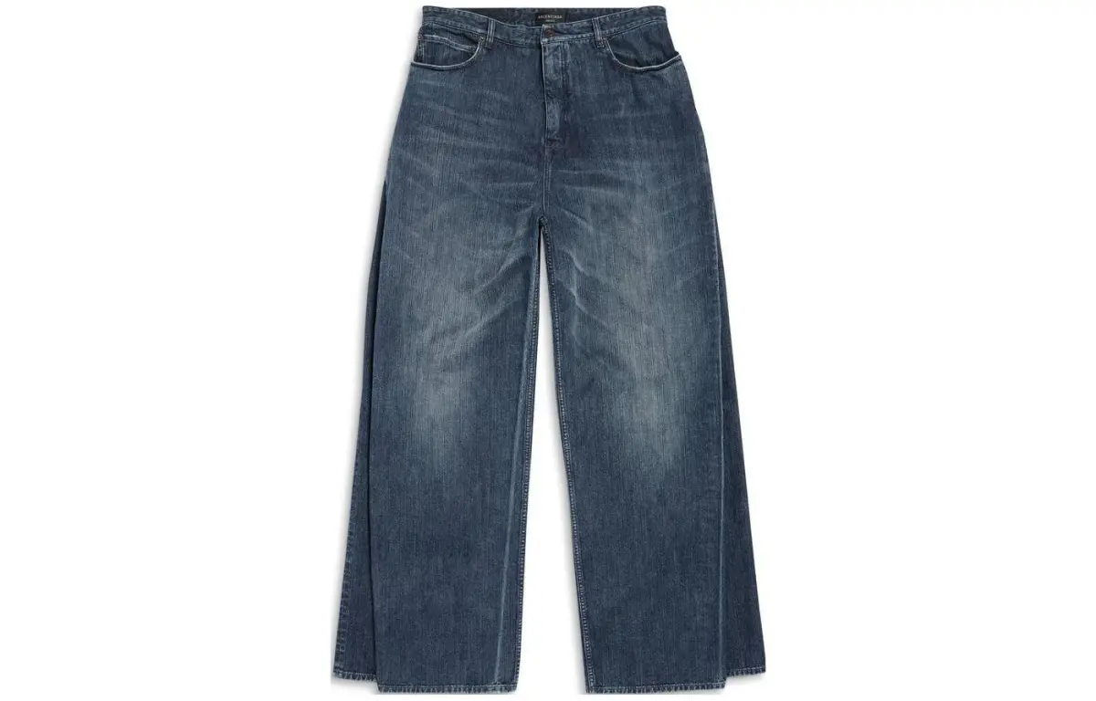 Balenciaga Jeans Loose Fit Unisex Dark Blue