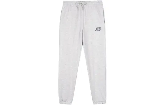 New Balance Knitted Sweatpants Men's Gray Moderate Cuffed Pants