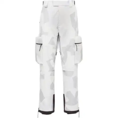 PRADA Casual Pants Men's White Moderate Straight Fit Pants