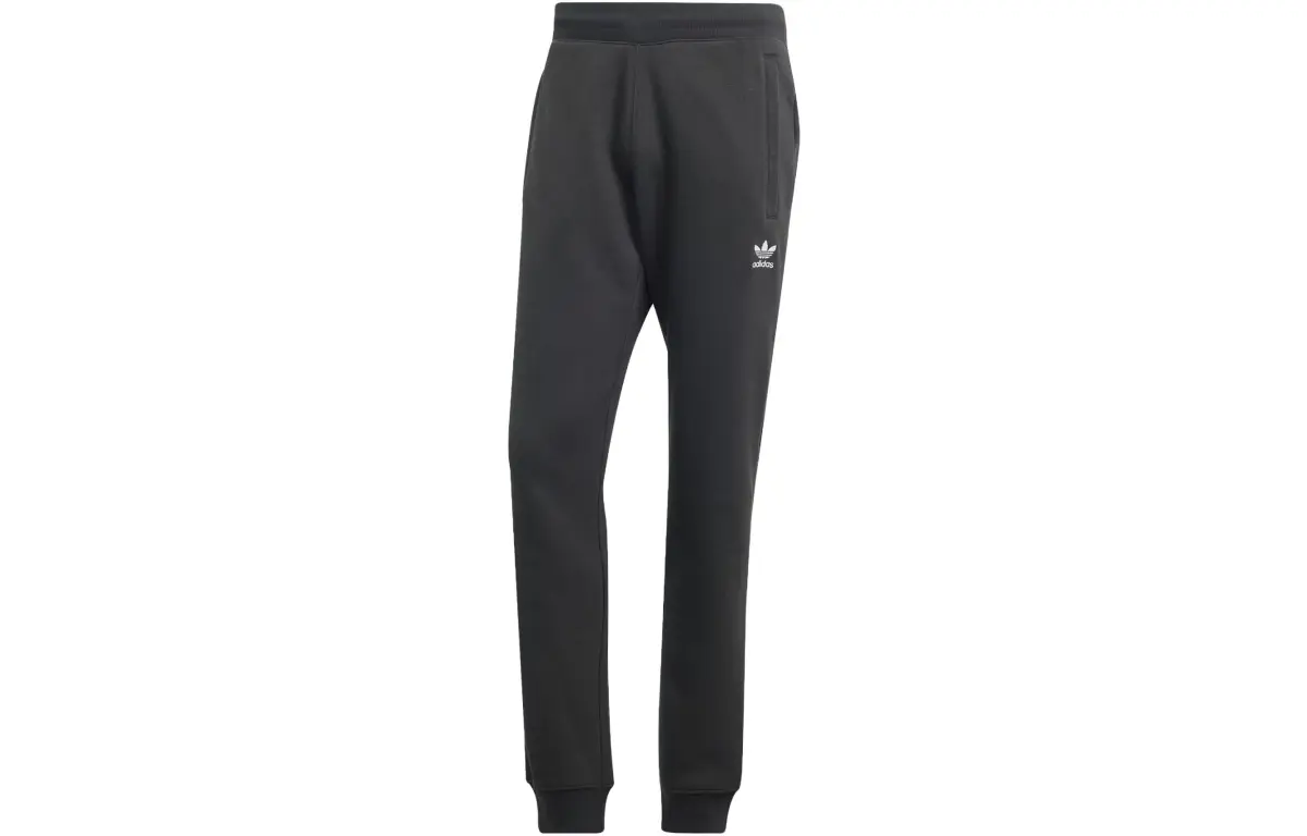 Adidas Originals Essential Trefoil Essentials Pants Knitted Sweatpants Men's Black