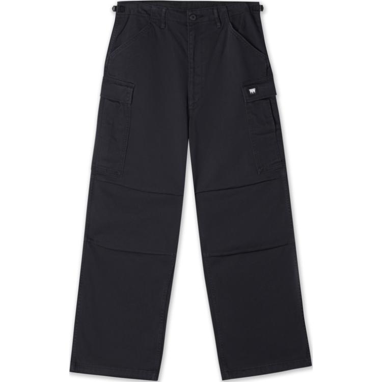 Levi’s skateboard series solid color simple comfortable loose straight overalls men’s dark blue